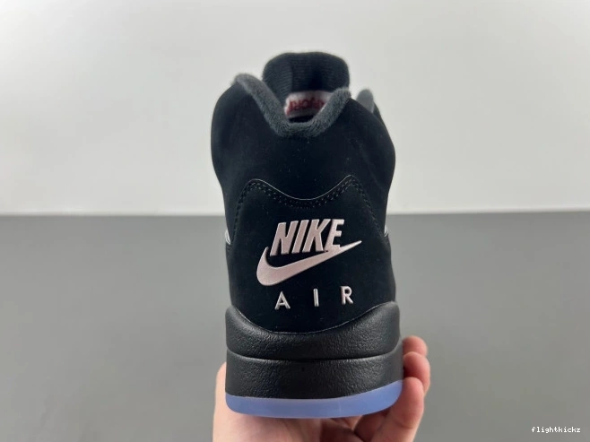 5 Air HF3975-001 Reimagined Metallic Black Jordan 0804